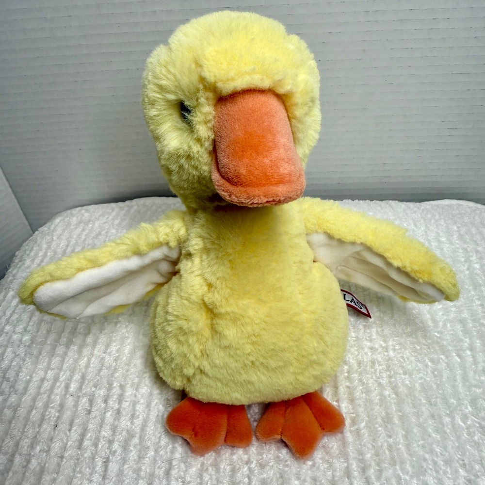 Douglas Yellow Duck Plush Stuffed Animal Soft Cuddle Toy 7" Easter Nursery 4469
